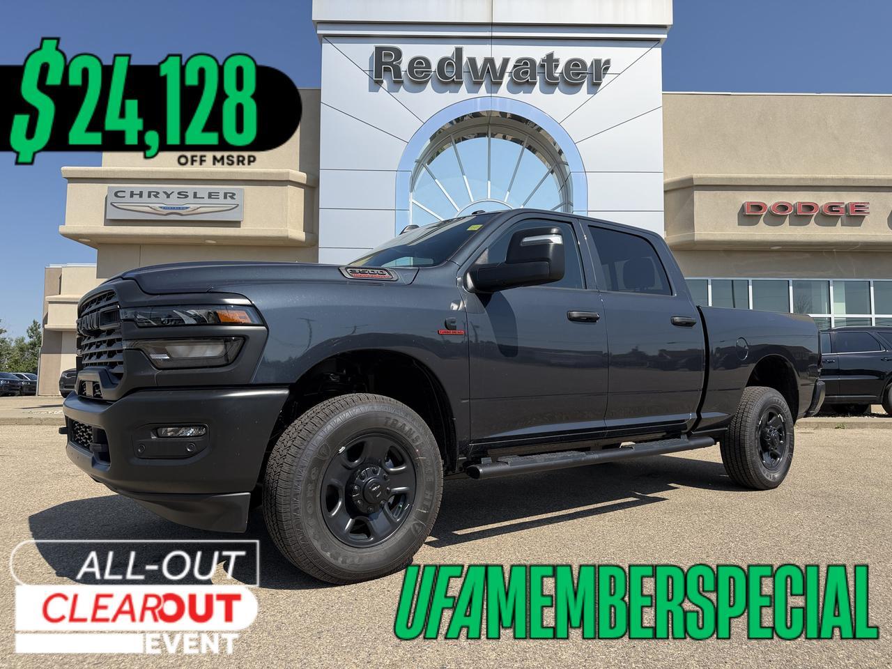 2026 Ram 3500 Tradesman Crew Cab 4x4 | Cummins Diesel | Forged Blue | NAV | 12IN Display | 5th Wheel Prep