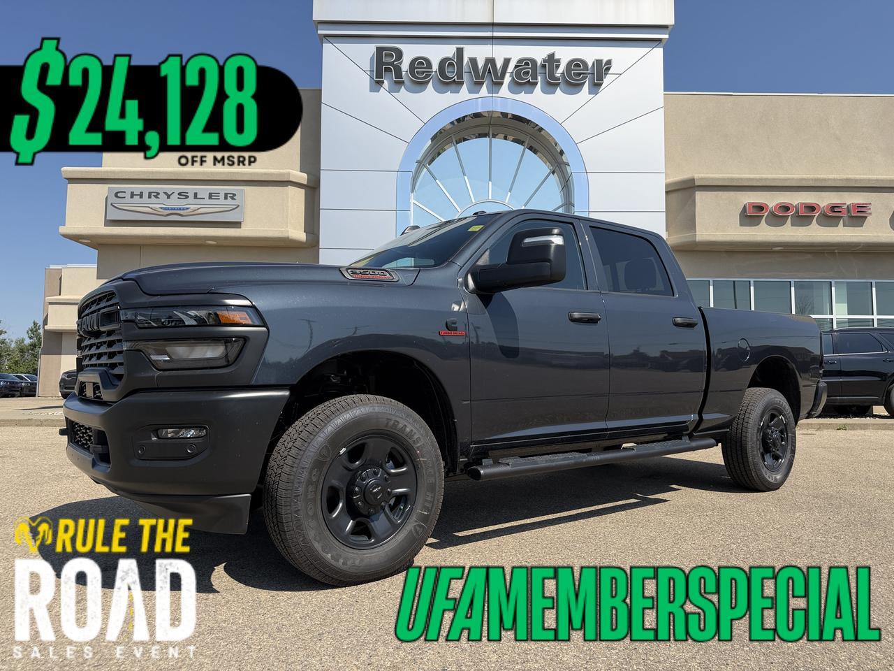 2026 Ram 3500 Tradesman Crew Cab 4x4 | Cummins Diesel | Forged Blue | NAV | 12IN Display | 5th Wheel Prep