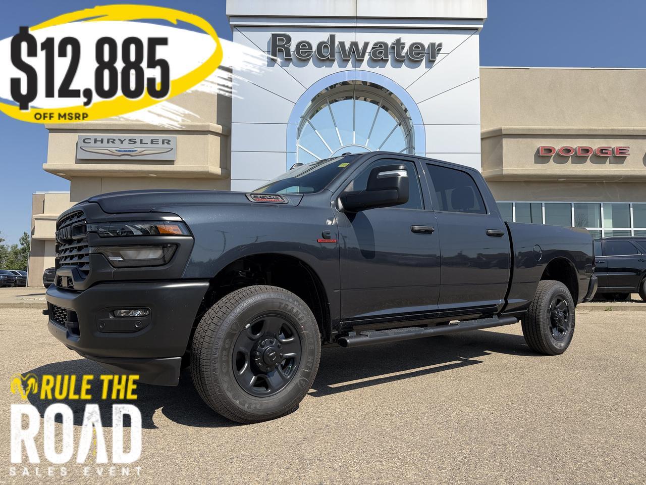 2026 Ram 3500 Tradesman Crew Cab 4x4 | Cummins Diesel | Forged Blue | NAV | 12IN Display | 5th Wheel Prep
