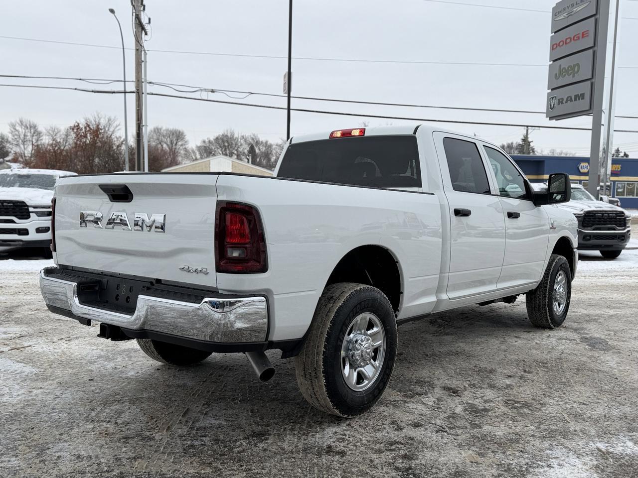 2026 Ram 3500 Tradesman Crew Cab 4x4 | Cummins Diesel | Front Bench | Backup Camera | Towing Redwater AB