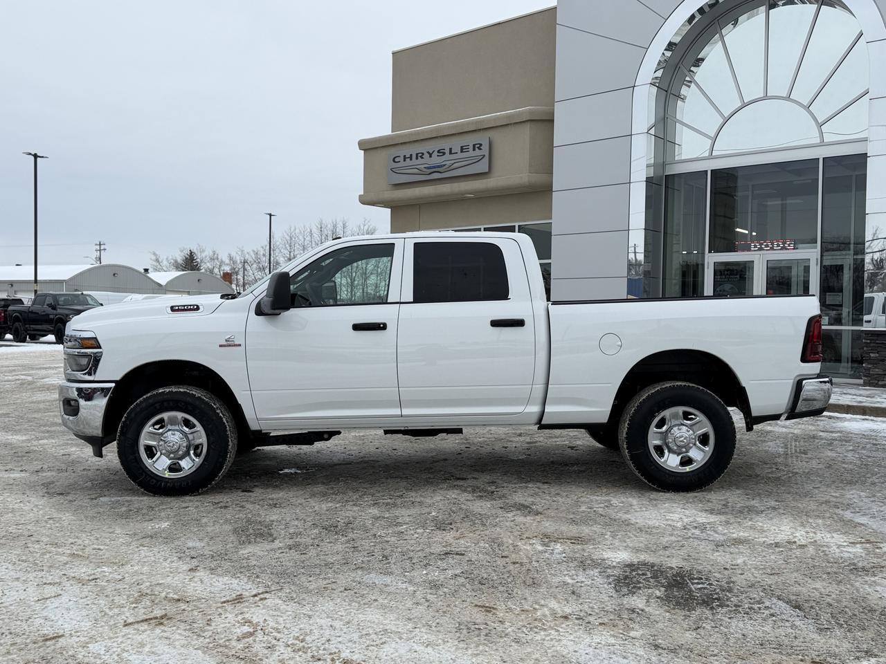 2026 Ram 3500 Tradesman Crew Cab 4x4 | Cummins Diesel | Front Bench | Backup Camera | Towing Redwater AB