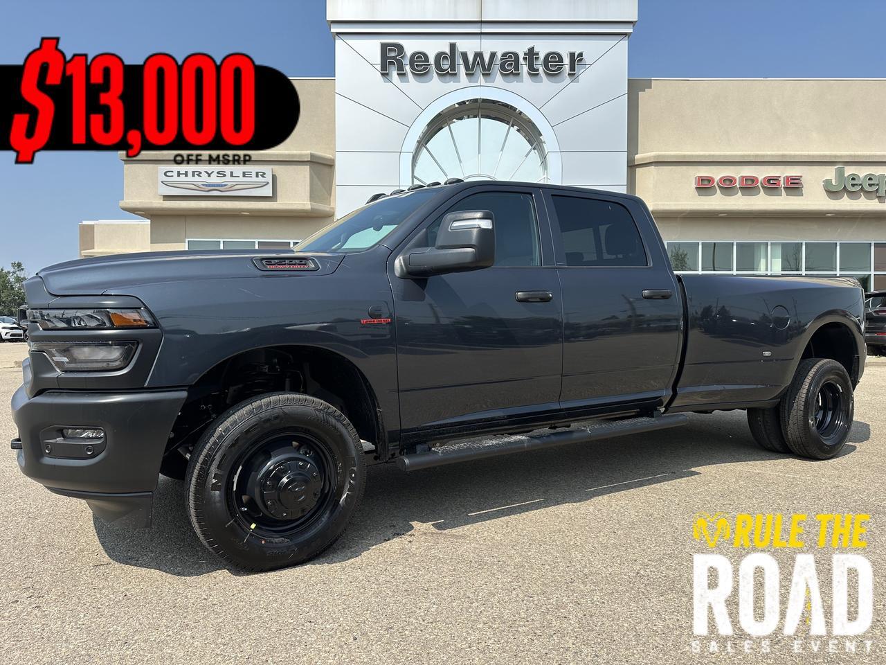 2026 Ram 3500 Tradesman Crew Cab 4x4 | Cummins HO Turbo Diesel | Forged Blue | Max Tow Package | 5th Wheel Prep