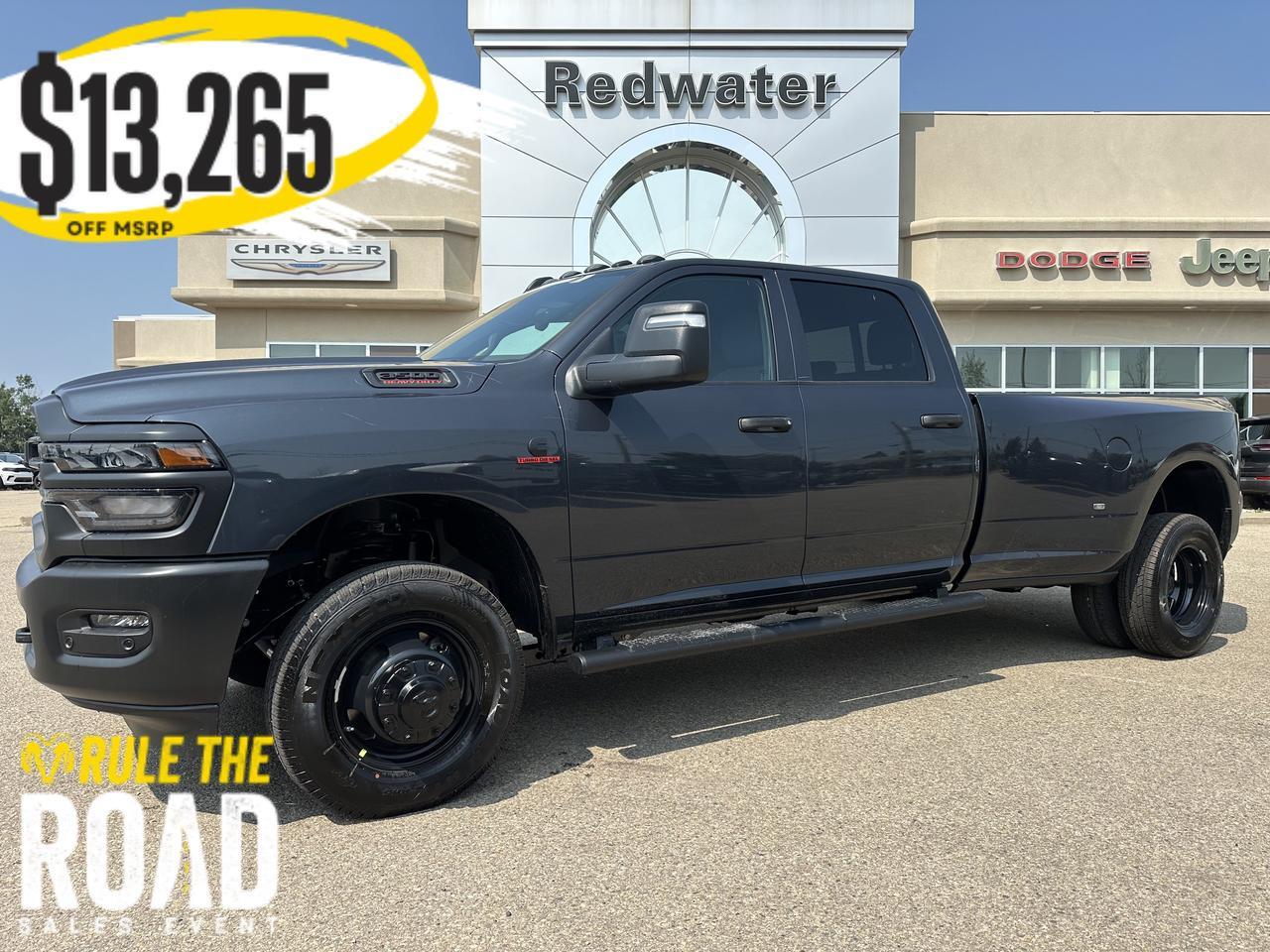 2026 Ram 3500 Tradesman Crew Cab 4x4 | Cummins HO Turbo Diesel | Forged Blue | Max Tow Package | 5th Wheel Prep