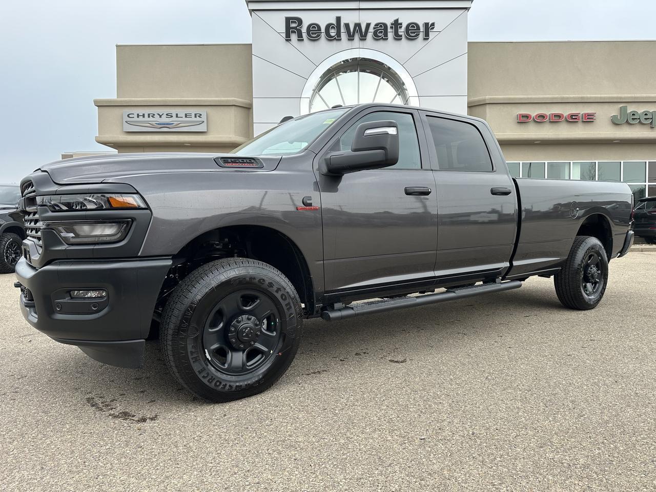 2026 Ram 3500 Tradesman Crew Cab 4x4 | Cummins Turbo Diesel | 5th Wheel Towing | Dual 730A Batteries Redwater AB
