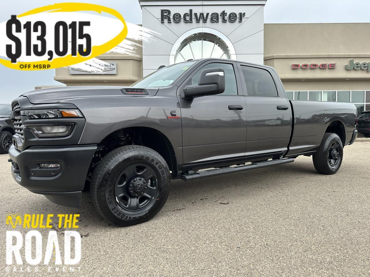 2026 Ram 3500 Tradesman Crew Cab 4x4 | Cummins Turbo Diesel | 5th Wheel Towing | Dual 730A Batteries