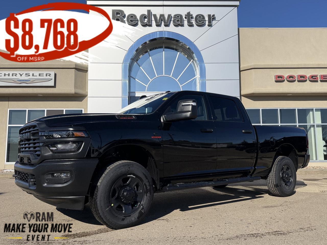 2026 Ram 3500 Tradesman Crew Cab 4x4 | HO Turbo Diesel | 5th Wheel | NAV | Rearview Camera | HD Towing