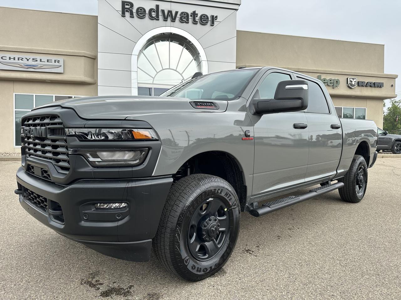 2026 Ram 3500 Tradesman Crew Cab 4x4 | Turbo Diesel | Ceramic Grey | NAV | 12IN Display | Towing Ready Redwater AB
