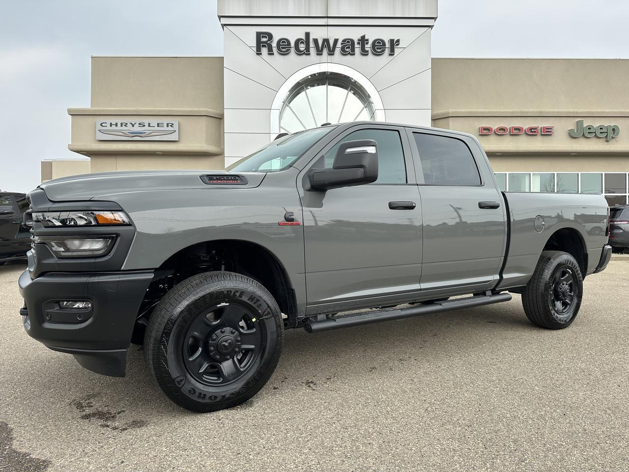 2026 Ram 3500 Tradesman Crew Cab 4x4 | Turbo Diesel | Ceramic Grey | NAV | 12IN Display | Towing Ready