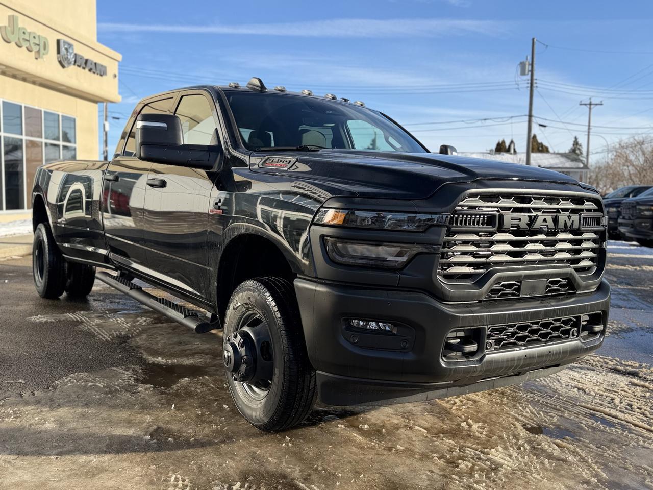 2026 Ram 3500 Tradesman Crew Cab 4x4 Dually | 6.7L HO Cummins Diesel | 8' Box | Max Tow Package | Uconnect 5 NAV Redwater AB