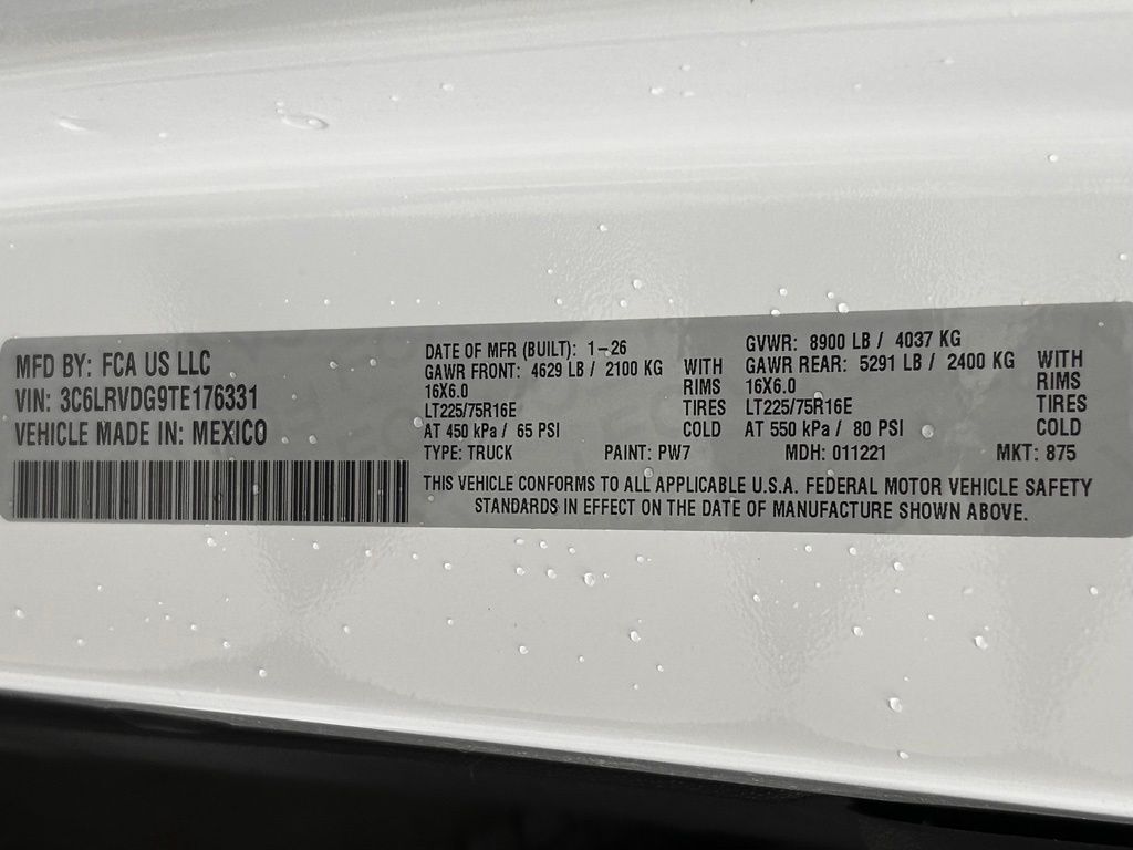 2026 Ram ProMaster 2500 High Roof Portland OR