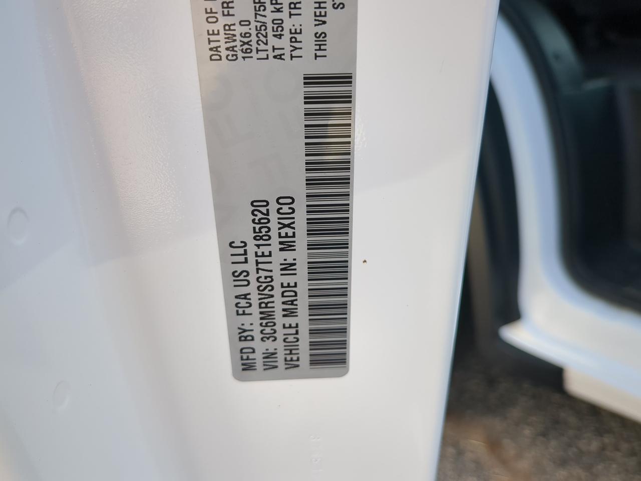 2026 Ram ProMaster Cargo Van SLT Appleton WI