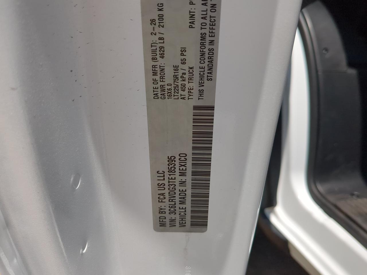 2026 Ram ProMaster Cargo Van Tradesman Winder GA
