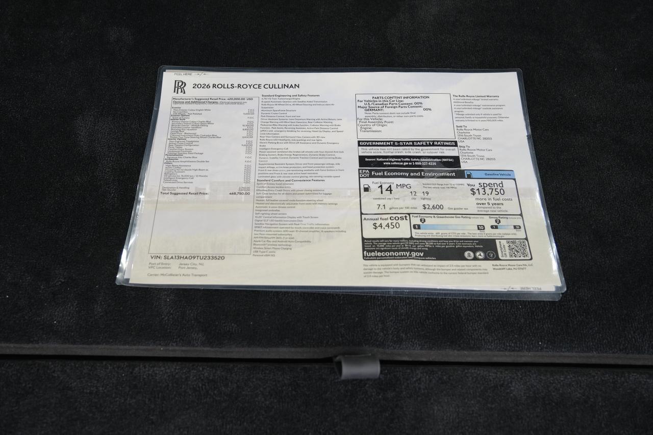 2026 Rolls-Royce Cullinan Mansory Miami FL