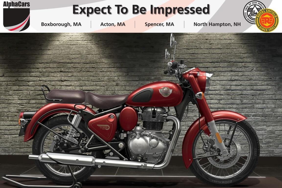 2026 Royal Enfield Classic 350 Madras Red Boston MA