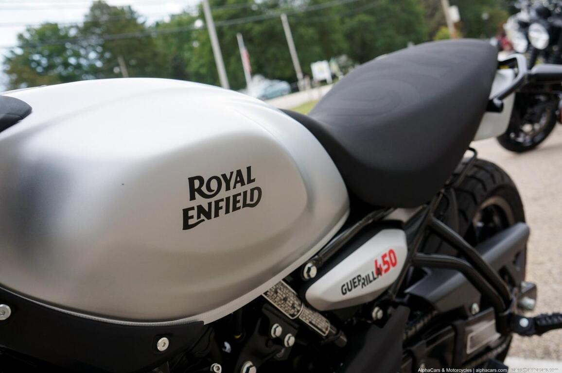 2026 Royal Enfield Guerilla 450 Smoke Silver Launch Edition Boston MA