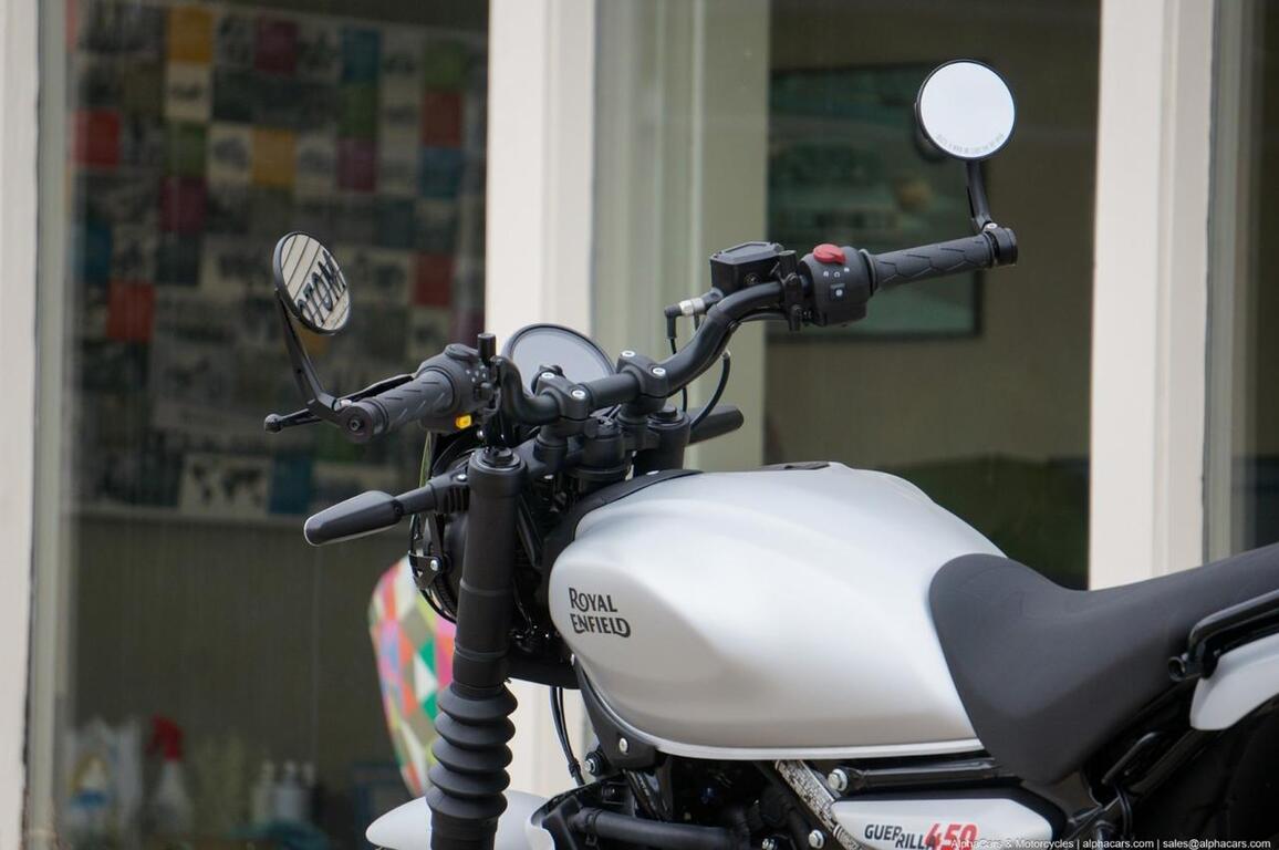 2026 Royal Enfield Guerilla 450 Smoke Silver Launch Edition Boston MA