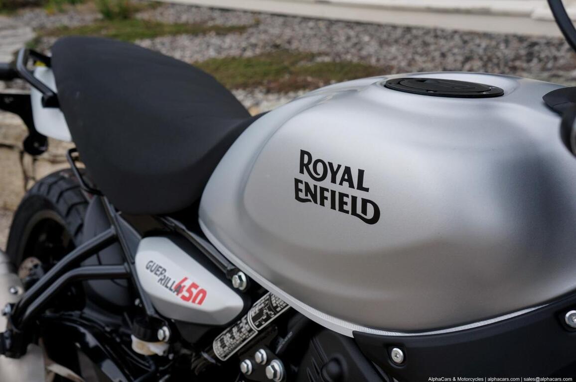 2026 Royal Enfield Guerilla 450 Smoke Silver Launch Edition Boston MA