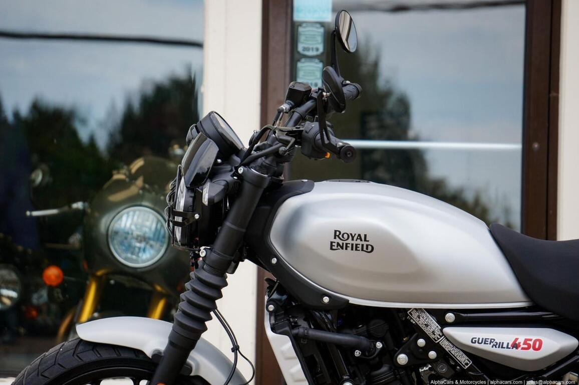 2026 Royal Enfield Guerilla 450 Smoke Silver Launch Edition Boston MA