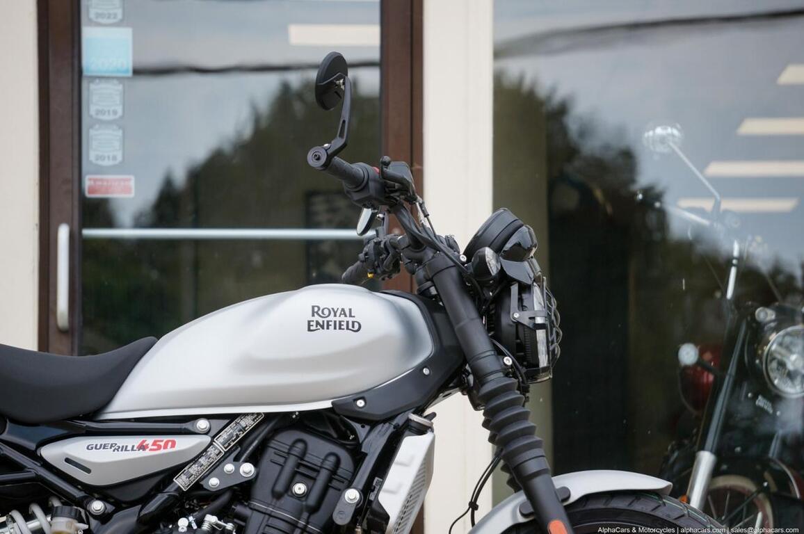 2026 Royal Enfield Guerilla 450 Smoke Silver Launch Edition Boston MA