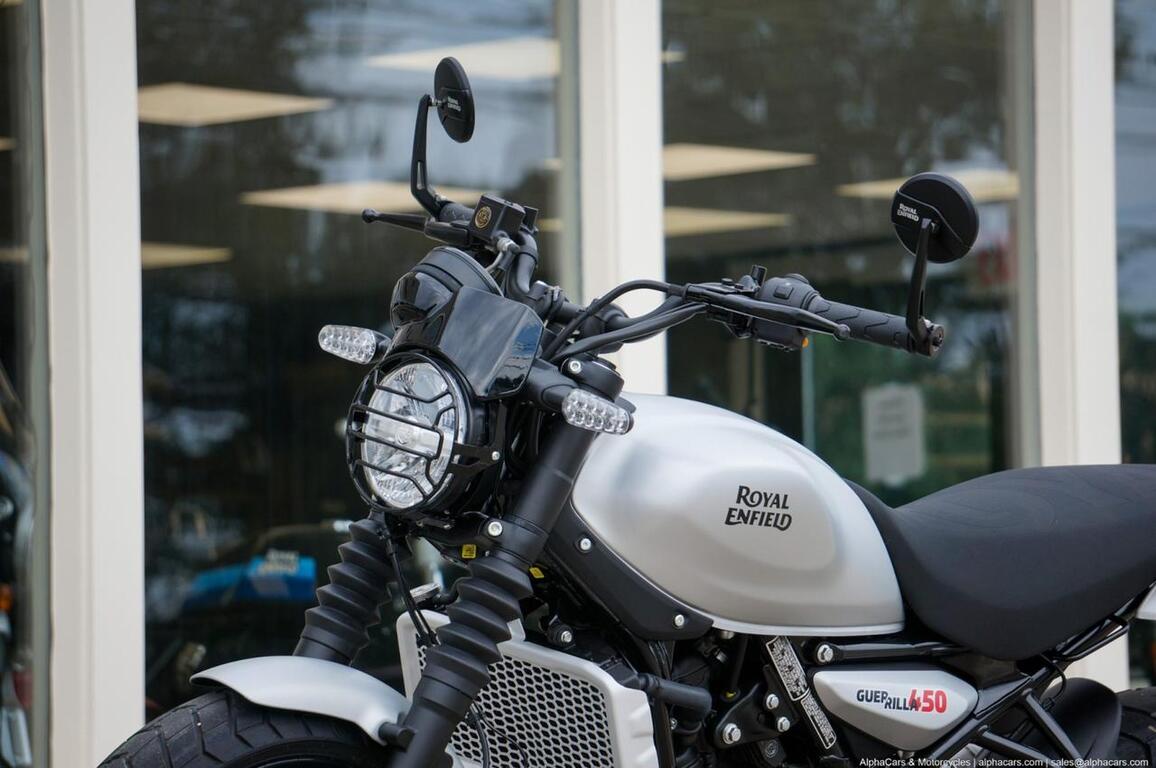 2026 Royal Enfield Guerilla 450 Smoke Silver Launch Edition Boston MA