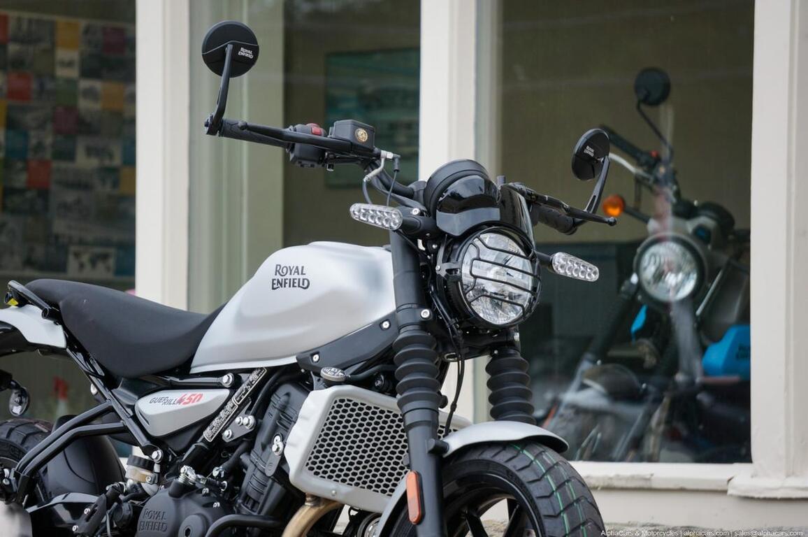 2026 Royal Enfield Guerilla 450 Smoke Silver Launch Edition Boston MA