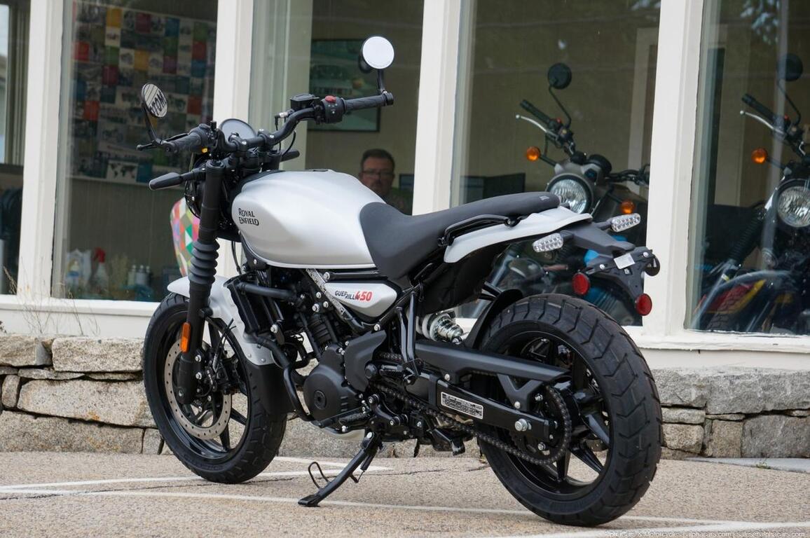 2026 Royal Enfield Guerilla 450 Smoke Silver Launch Edition Boston MA