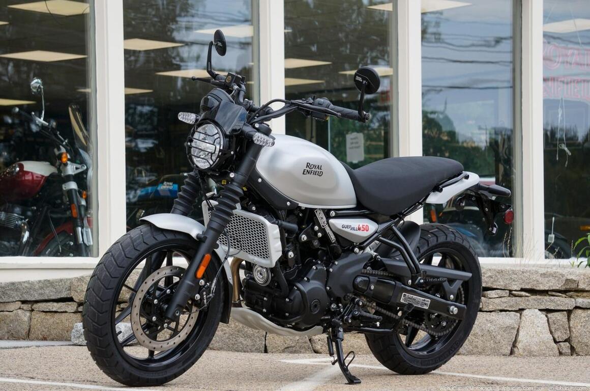 2026 Royal Enfield Guerilla 450 Smoke Silver Launch Edition Boston MA