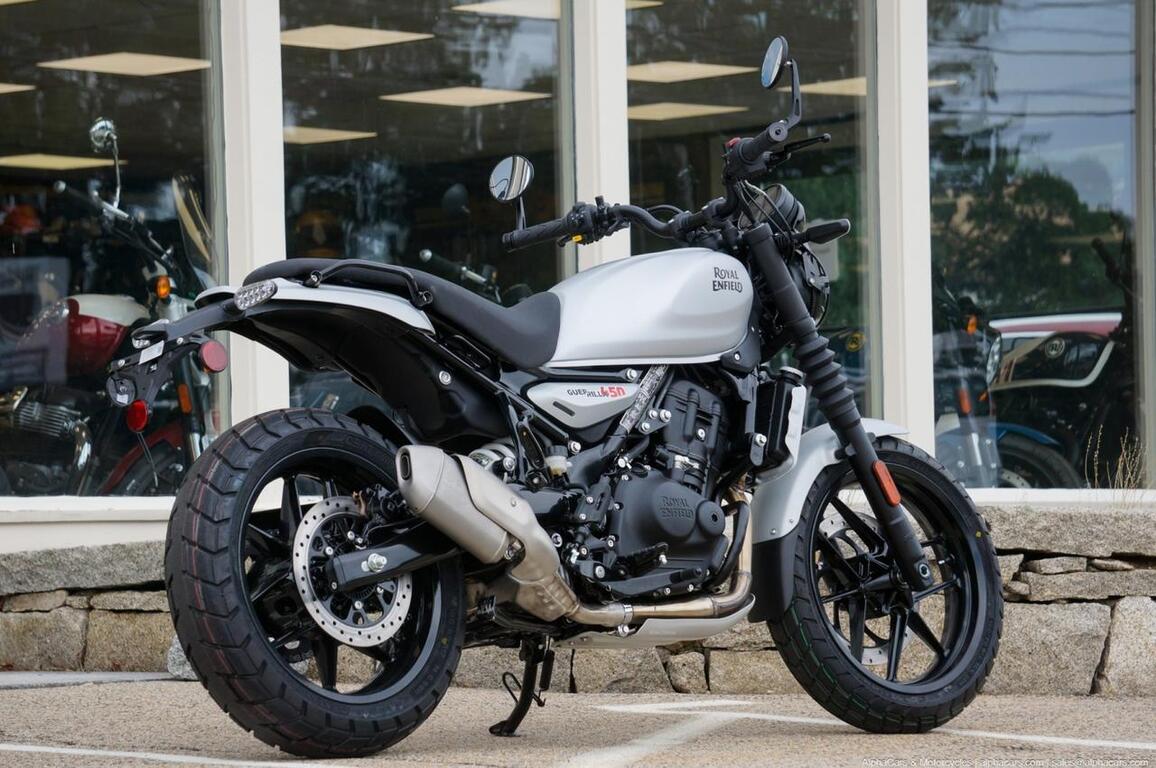 2026 Royal Enfield Guerilla 450 Smoke Silver Launch Edition Boston MA