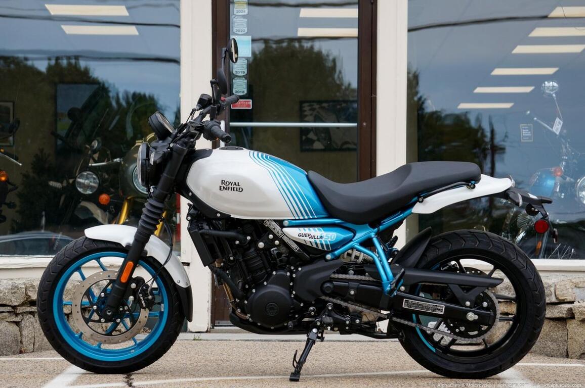 2026 Royal Enfield Guerrilla 450 Brava Blue Boston MA