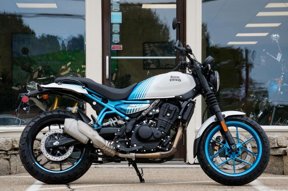 2026 Royal Enfield Guerrilla 450 Brava Blue Boston MA