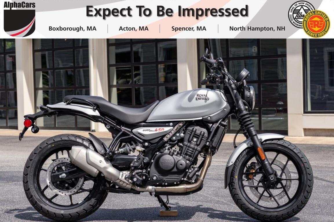 2026 Royal Enfield Guerrilla 450 Smoke Silver Boston MA