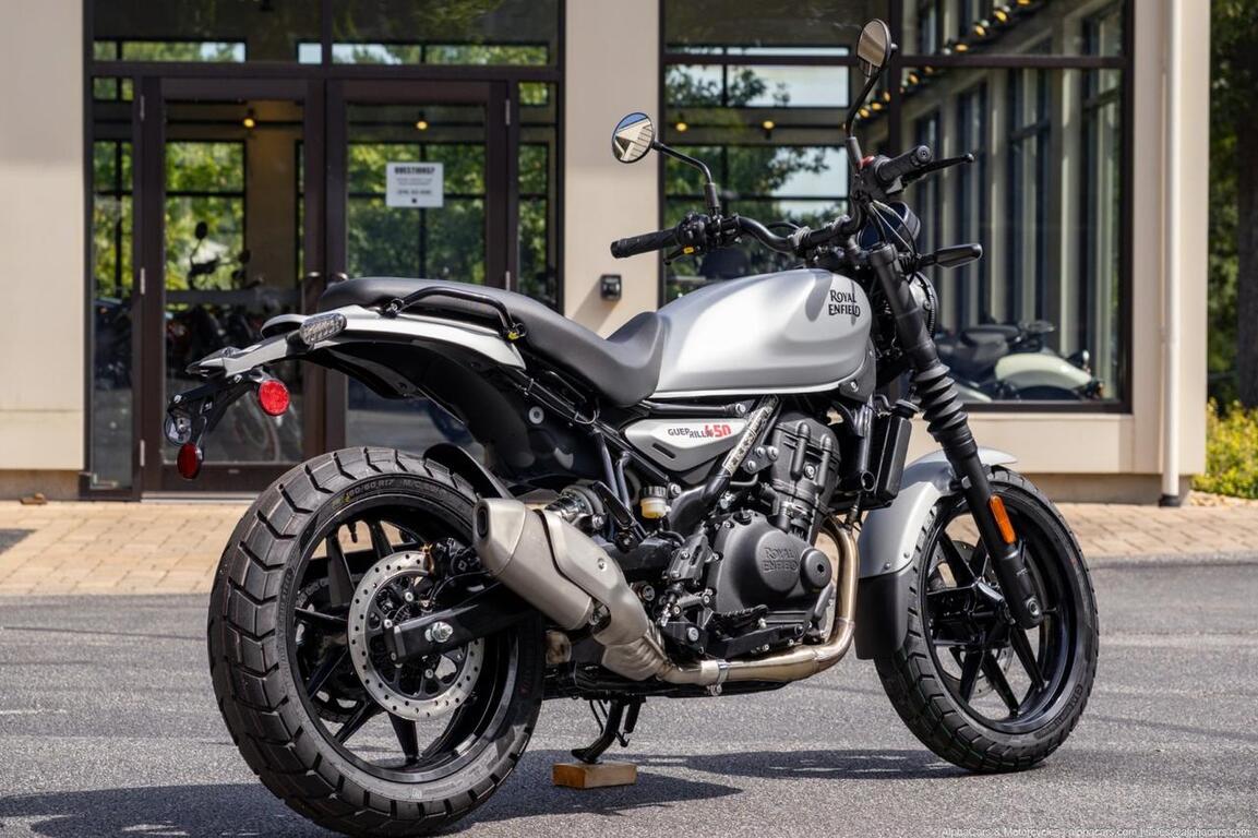 2026 Royal Enfield Guerrilla 450 Smoke Silver Boston MA