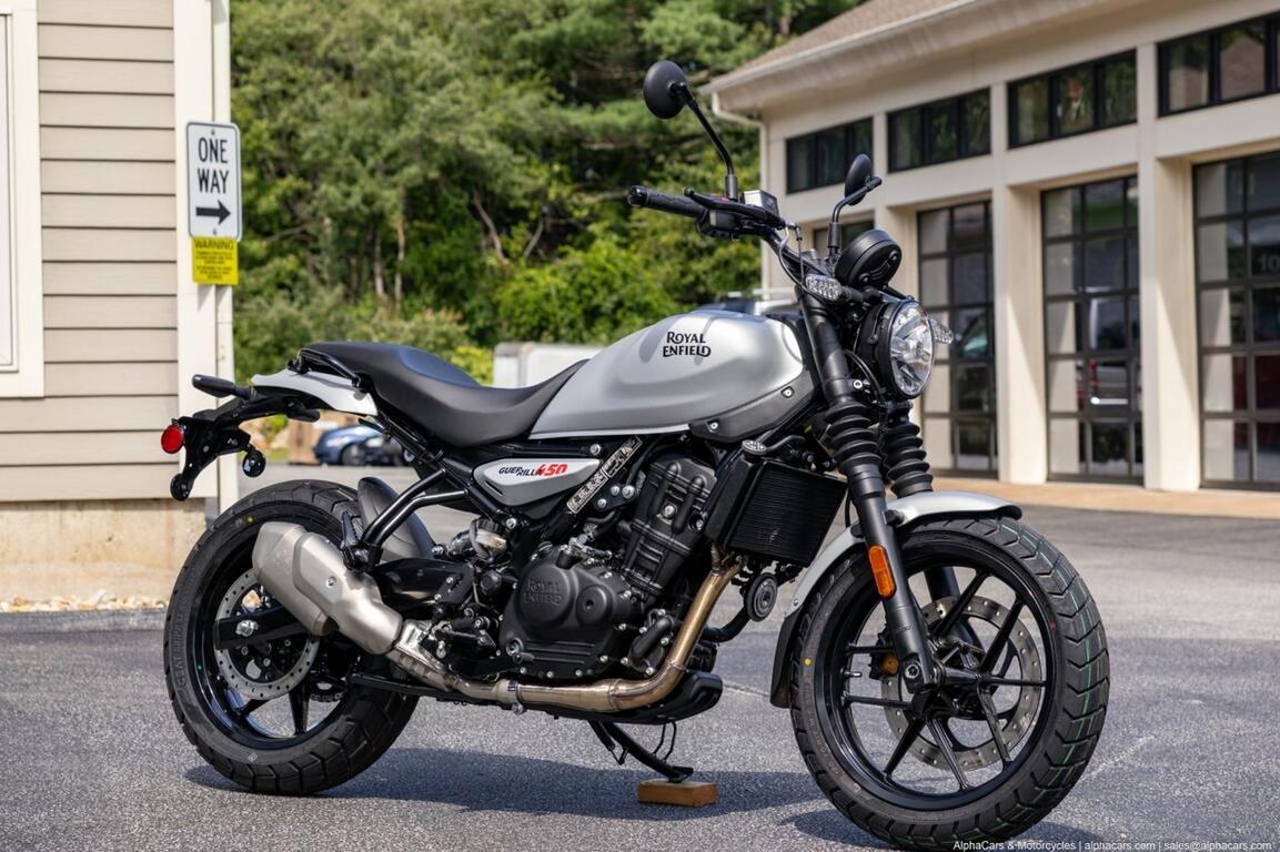 2026 Royal Enfield Guerrilla 450 Smoke Silver Boston MA