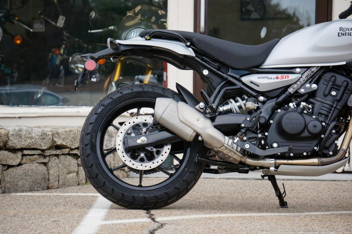 2026 Royal Enfield Guerrilla 450 Smoke Silver Launch Edition Boston MA