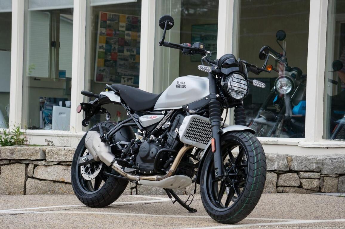 2026 Royal Enfield Guerrilla 450 Smoke Silver Launch Edition Boston MA