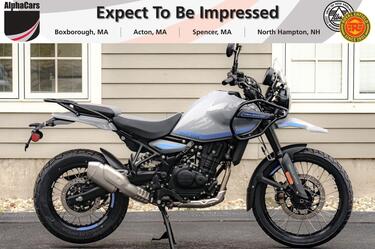 2026_Royal Enfield_Himalayan 450_Slate Poppy Blue_ Boston MA