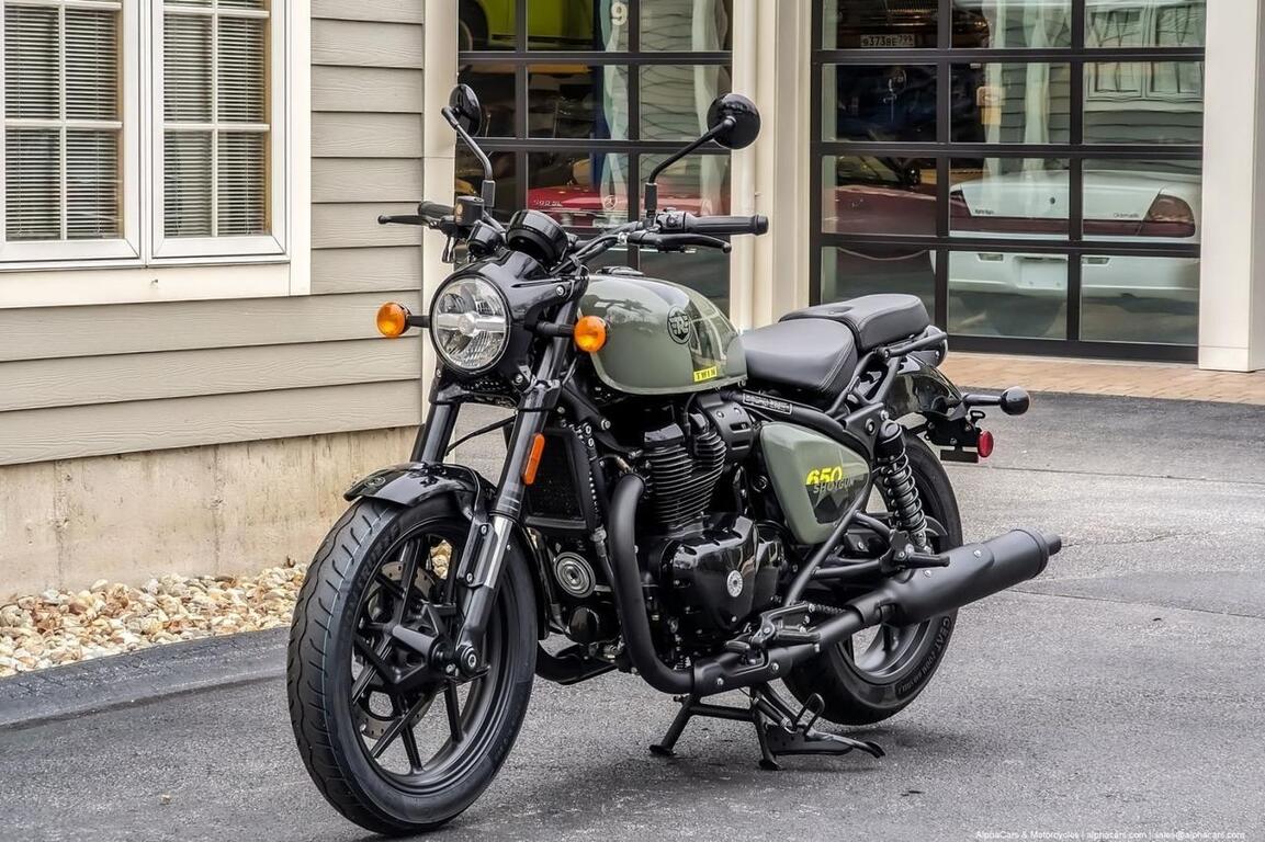 2026 Royal Enfield Shotgun 650 Green Drill Boston MA