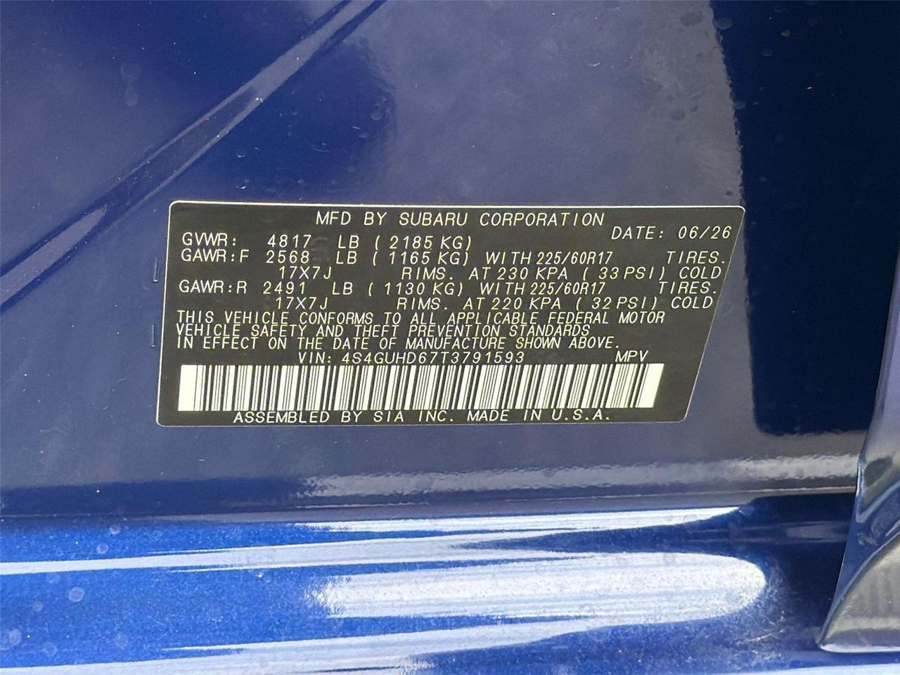 2026 SUBARU No Model Hagerstown MD