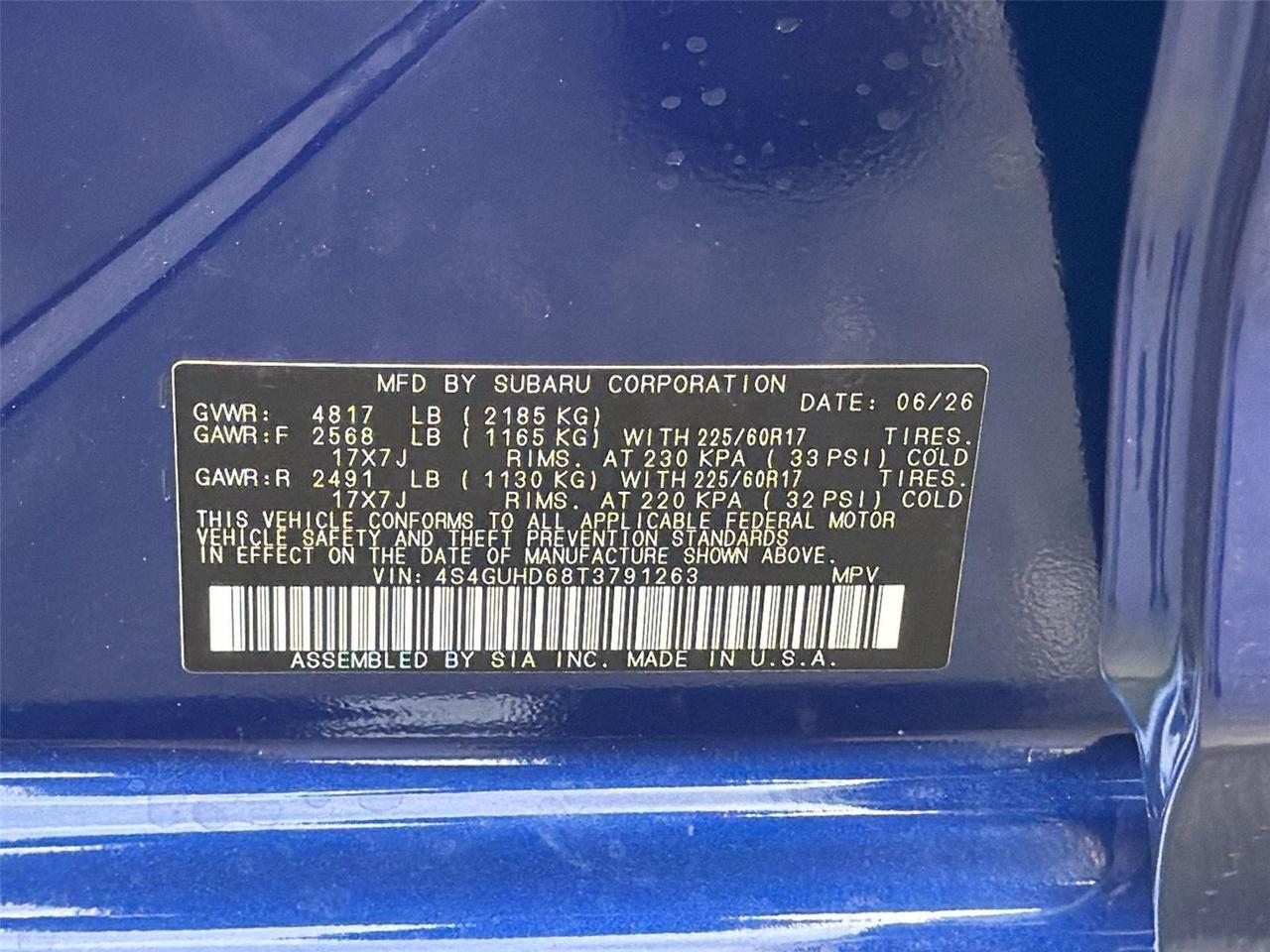 2026 SUBARU No Model Hagerstown MD