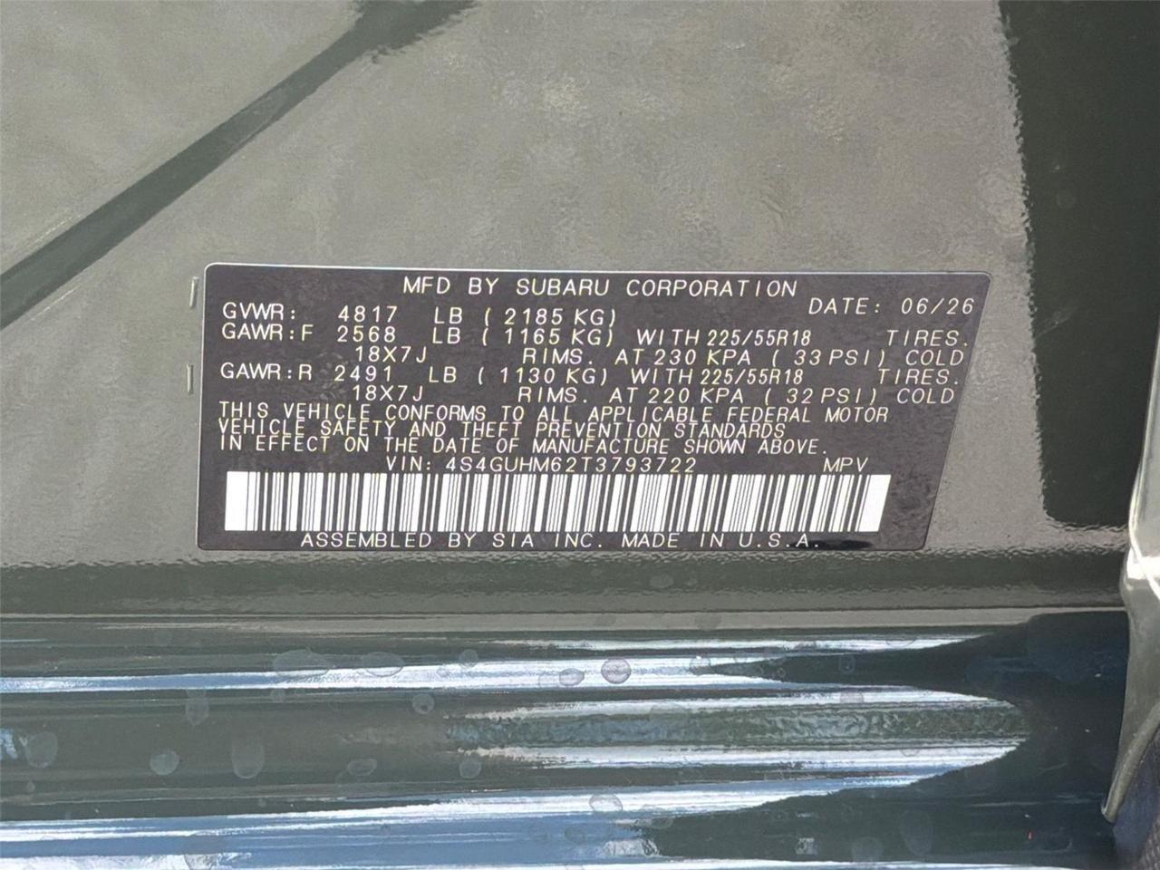 2026 SUBARU No Model Hagerstown MD