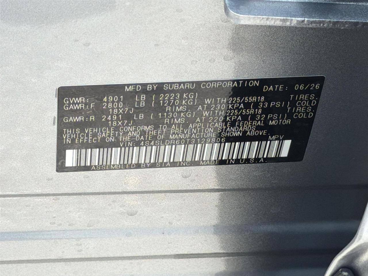 2026 SUBARU No Model Hagerstown MD