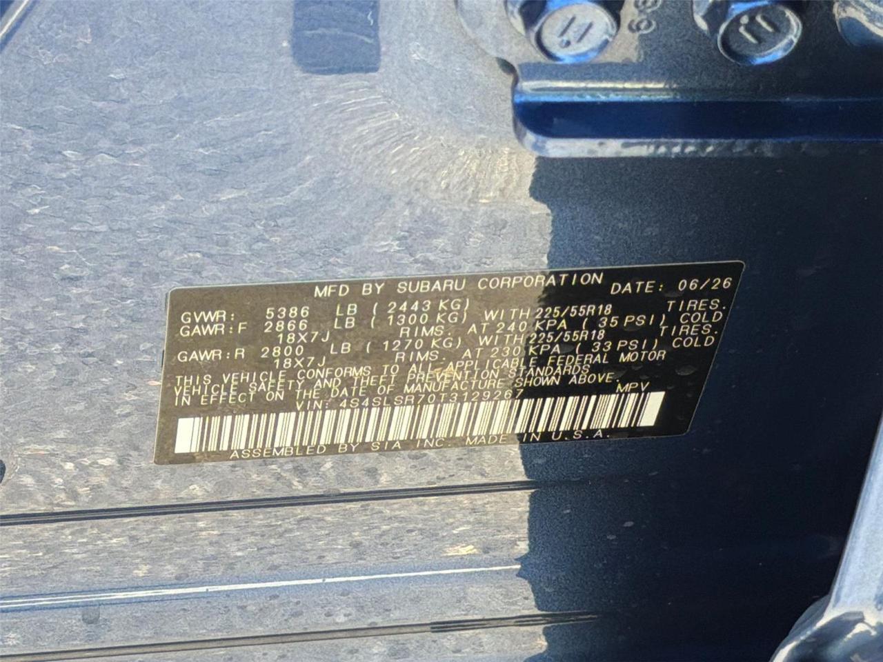 2026 SUBARU No Model Hagerstown MD