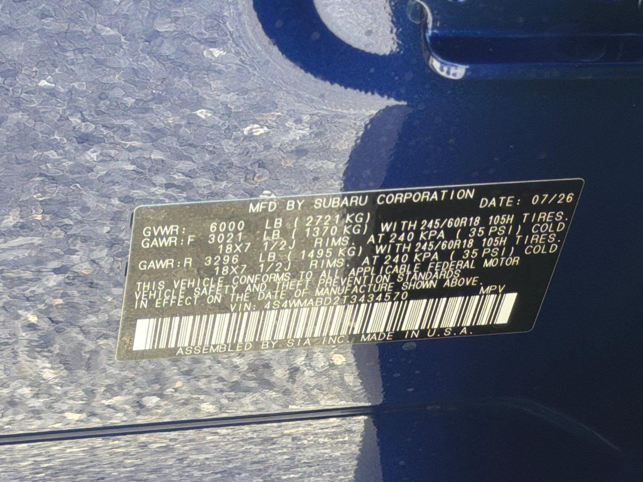 2026 SUBARU No Model Hagerstown MD