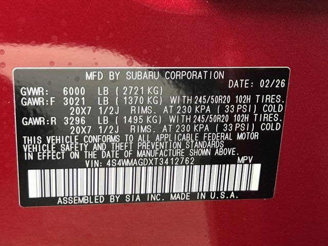 2026 Subaru ASCENT Limited 7-Passenger Springfield VA