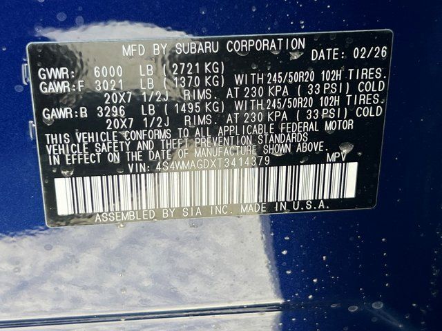 2026 Subaru ASCENT Limited 7-Passenger Springfield VA