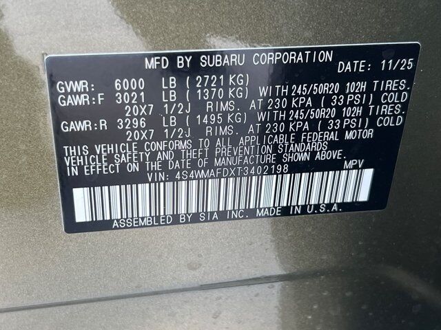 2026 Subaru ASCENT Limited 8-Passenger Springfield VA