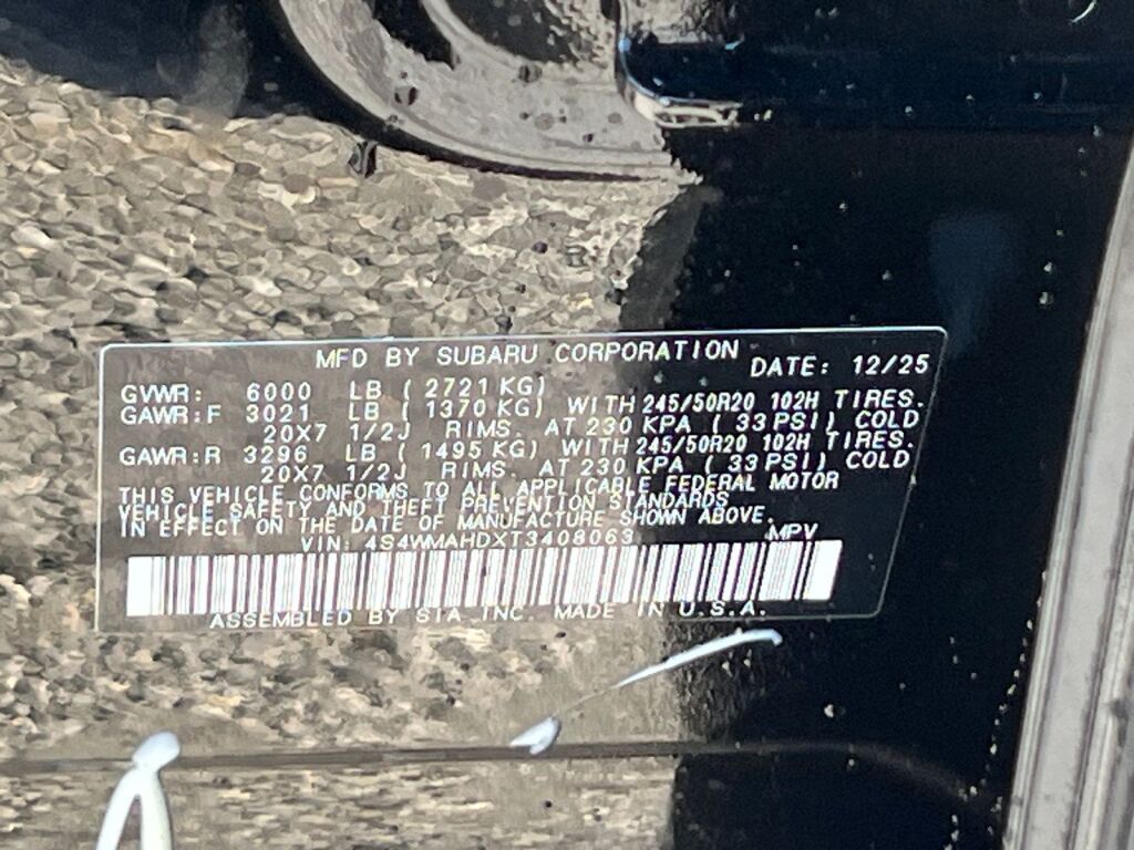 2026 Subaru ASCENT Limited Bronze Edition 7-Passenger Hagerstown MD