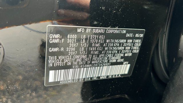 2026 Subaru ASCENT Onyx Edition Touring 7-Passenger Fredericksburg VA