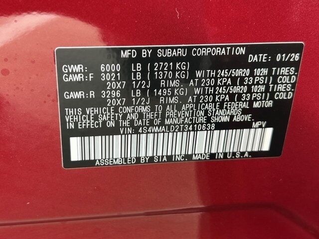 2026 Subaru ASCENT Onyx Edition Touring 7-Passenger Springfield VA