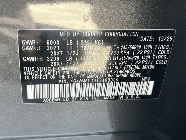 2026 Subaru ASCENT Onyx Edition Touring 7-Passenger Springfield VA